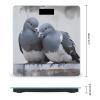 Weighing Scale for Body Weight Scales Digital Scale Portable Smart Doves Printed Bathroom Scale view 2