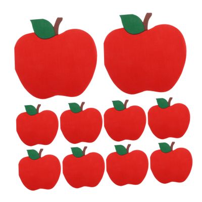 Cabilock 100pcs Red Apple Shaped Napkins Disposable Back to School Table Decorations for Kindergarten Parties Classroom Events and Festive Gatherings