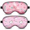 2 Pcs Sleep Mask for Kids,Cute Blackout Kid Eye Mask, Girls Eye mask for Kids Teen,Unicorn Sleep Mask with Adjustable Strap for Home Party Children's Travel Soft Eye Cover Blindfold (Unicorn + Ocean) view 1