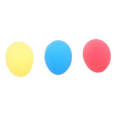 Abaodam 3pc Silicone Hand Grip Balls Ball Hand Gripper Stress Strengthening Devices Random Color