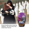 Casketique Unicorn Urns for Adult Male 1 Large 4 Keepsake - Purple Cremation Urn - Pink Flower Companion Urn for Ashes for Women - Funeral Urns for Human Ashes Adult Female - 10 & 3 Inch view 4
