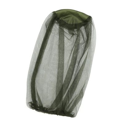 Head Net Mesh Breathable for Hats Fishing Outdoor Camping Adventure Gardening Climbing Green and Black Set of 10