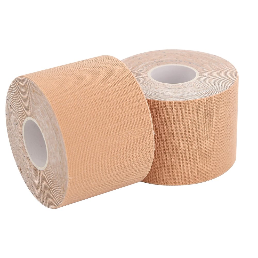 2 Pcs Scar Tattoo Cover Up Tape For Skin Scars Wrinkles Belly Muscle Tattoo Cover Up Silicona Para Cicatrices Concealing Women Silicon Kinesiology Uncut Tape Perfectly Sticky Beige