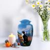 Casketique Unicorn Burial Urns for Adult Male Set of 2 - Blue Cremation Urn for Ashes for Women Set of 1 Large & 1 Keepsake - Yellow Decorative Funeral Container for Ashes of Loved One - 10 & 3 Inch view 4