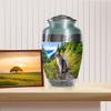 Casketique Cat Funeral Urns for Human Ashes Adult Female - Large Blue Burial Urns for Adult Male - Wilderness Memorial Urn for Loss of Mom - Cremation Urn for Human Ashes Male & Female - 10 Inch view 3