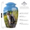 Casketique Unicorn Burial Urns for Human Ashes Adult Man Set of 1 Large & 1 Keepsake - Pink Memorial Cremation Urn for Ashes for Women Set of 2 - Blue Funeral Urn for Burial - 10 & 3 Inch Combo view 2
