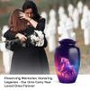 Casketique Unicorn Funeral Urns for Adult Male 1 Large 4 Keepsake - Pink Burial Urn for Ashes for Women - Blue Cremation Urn - Memorial Urns for Human Ashes Adult Female - 10 & 3 Inch view 4