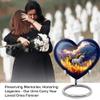 Casketique Unicorn Urns for Human Ashes Adult Female - Large Blue Funeral Urns for Adult Male - Yellow Burial Urn for Human Ashes Men & Women - Cremation Urn for Mother - 8 Inch view 3