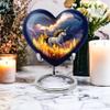 Casketique Unicorn Urns for Human Ashes Adult Female - Large Blue Funeral Urns for Adult Male - Yellow Burial Urn for Human Ashes Men & Women - Cremation Urn for Mother - 8 Inch view 4
