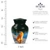 Casketique Unicorn Cremation Urn for Ashes for Women Set of 2 - Pink Funeral Urn for Human Ashes Adult Male Set of 1 Large & 1 Keepsake - Cherry Blossom Memorial Urns for Adult Male -10 & 3 Inch Combo view 3