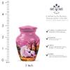 Casketique Unicorn Cremation Urn for Ashes for Women Set of 2 - Pink Funeral Urn for Human Ashes Adult Male Set of 1 Large & 1 Keepsake - Cherry Blossom Memorial Urns for Adult Male -10 & 3 Inch Combo view 3