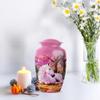Casketique Unicorn Cremation Urn for Ashes for Women Set of 2 - Pink Funeral Urn for Human Ashes Adult Male Set of 1 Large & 1 Keepsake - Cherry Blossom Memorial Urns for Adult Male -10 & 3 Inch Combo view 4