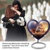 Casketique Unicorn Cremation Urns for Adult Male - Blue Memorial Funeral Urns for Human Ashes Adult Man 1 Large 4 Keepsake - Sunset Decorative Burial Ash Container - 8 & 3 Inch view 3
