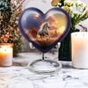 Casketique Unicorn Cremation Urns for Adult Male - Blue Memorial Funeral Urns for Human Ashes Adult Man 1 Large 4 Keepsake - Sunset Decorative Burial Ash Container - 8 & 3 Inch view 4