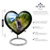 Casketique Cat Funeral Urn for Ashes for Women - Large Blue Memorial Urns for Adult Male - Wilderness Cremation Urn for Mother & Father - Burial Human Urns for Ashes Adult Female - 8 Inch view 2