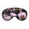 Light Blocking Bell Orchid Pattern Sleep Mask for Men and Women with Adjustable Elastic Strap Eye Mask for Side Sleepers view 2