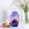 JAGLASH Motorcycle Urns for Loved Ones Ashes - Dad Urn for Cremation - Large Lilac Urn for Women Funeral - Memorial Urns for Men Burial - 10 Inch view 4