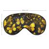 Light Blocking Yellow Flowers Butterflies Sleep Mask for Men and Women with Adjustable Elastic Strap Eye Mask for Side Sleepers view 2