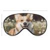 Light Blocking Happy Corgi Dog Sleep Mask for Men and Women with Adjustable Elastic Strap Eye Mask for Side Sleepers view 2