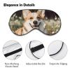 Light Blocking Happy Corgi Dog Sleep Mask for Men and Women with Adjustable Elastic Strap Eye Mask for Side Sleepers view 3