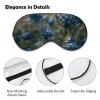 Light Blocking Blue Buds Sleep Mask for Men and Women with Adjustable Elastic Strap Eye Mask for Side Sleepers view 3