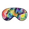 Light Blocking Bear Dancing Tie Dye Sleep Mask for Men and Women with Adjustable Elastic Strap Eye Mask for Side Sleepers view 1