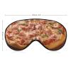 Light Blocking Pizza Made of Ham Sleep Mask for Men and Women with Adjustable Elastic Strap Eye Mask for Side Sleepers view 2