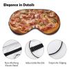 Light Blocking Pizza Made of Ham Sleep Mask for Men and Women with Adjustable Elastic Strap Eye Mask for Side Sleepers view 3