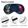 Light Blocking Happy New Year Garland Sleep Mask for Men and Women with Adjustable Elastic Strap Eye Mask for Side Sleepers view 3