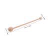 TEHAUX 5Pcs Portable Wooden Massage Hammer with Dual Ball Heads Handheld Body Massager for Back and Shoulder Relief Lightweight Design for Home Travel and Office Use view 2