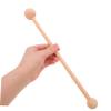 TEHAUX 5Pcs Portable Wooden Massage Hammer with Dual Ball Heads Handheld Body Massager for Back and Shoulder Relief Lightweight Design for Home Travel and Office Use view 4