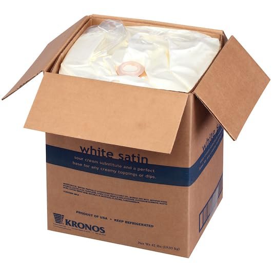 Kronos White Satin Sour Cream Alternative, 5 Gallon, Ready-to-Eat, Refrigerated