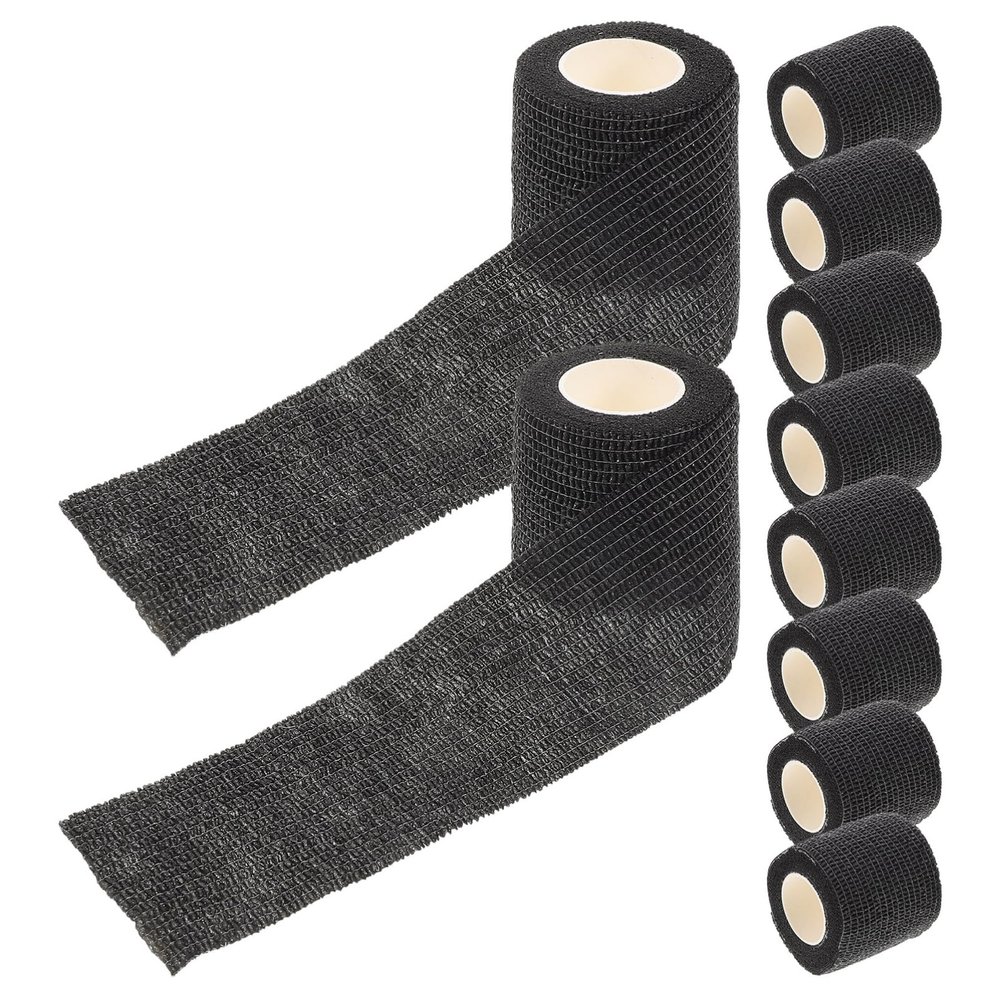 UPKOCH 12 Rolls Self Elastic Bandage Wrap High Stretch Cohesive Sports Tape for Knee Ankle Finger Protection Care Flexible Support