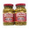 2 Pack of Pickle Mixes and Relish by Cains Since 1901 (10oz, Sweet Mustard Hot Dog Relish) view 1