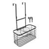 Amosfun Hair Dryer Holder Over Door Bathroom Organizer for Hair Care Tools Space Saving Rack and Accessories Lightweight Design Easy to Install view 1