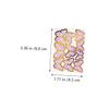 Ciieeo 66Pcs Butterfly Cake Insert Ornaments Creative Cake Decor for Birthdays Special Occasions Includes Glittered Butterflies for DIY Dessert Decorations view 4
