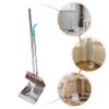 Zerodeko Stainless Steel Broom and Dustpan Set Extra Wide Deep Cleaning Shovel Long Handle for Household and Office Use Convenient Garbage Scoop for Efficient Room Cleaning view 3