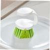 Alipis 2Pcs Kitchen Cleaning Brush Set with Hanging Handle Dishwasher Safe Scrubber for Pots and -Grade Material for Dish Washing and Kitchen Sink Cleaning view 3