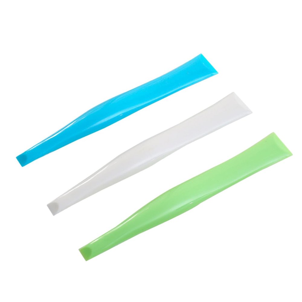 Zerodeko 3pcs Double-Headed Kitchen Scraper Set Multi-Functional Gas Stove Cleaning Tool Plastic Easy Clean for Household Use