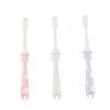 Beaupretty 3pcs Cartoon Toothbrush Wheat Straw Material Soft Bristles Slip Handle for Oral Care Nordic view 1