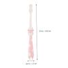 Beaupretty 3pcs Cartoon Toothbrush Wheat Straw Material Soft Bristles Slip Handle for Oral Care Nordic view 3
