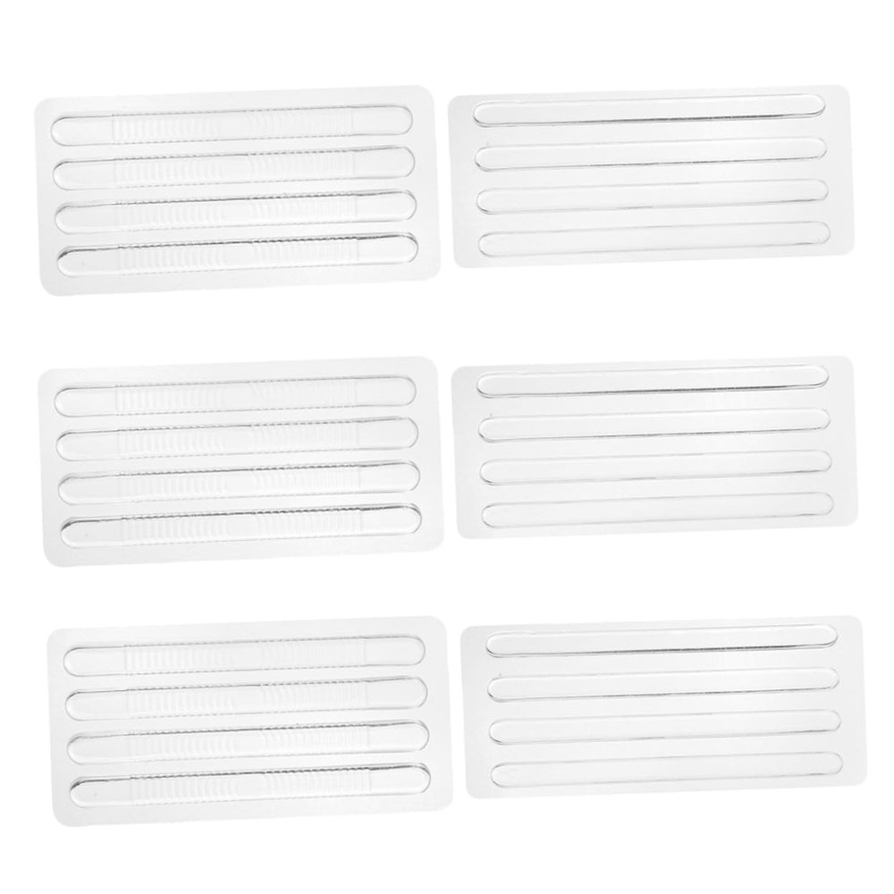 PLAFOPE 6sheet Transparent Silicone Heel Cushion Pads Anti-Slip Adhesive Protectors for High Heels Versatile Inserts for Comfortable Wear Reduce Friction Prevent Discomfort