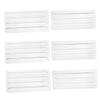 PLAFOPE 6sheet Transparent Silicone Heel Cushion Pads Anti-Slip Adhesive Protectors for High Heels Versatile Inserts for Comfortable Wear Reduce Friction Prevent Discomfort view 1