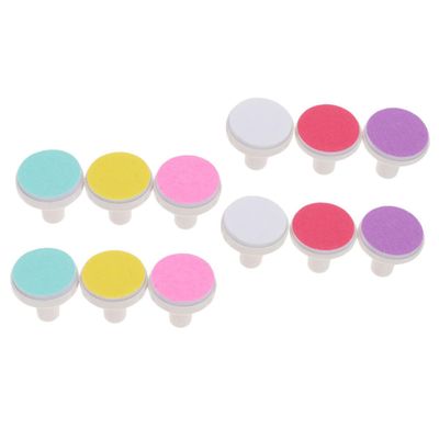 Abaodam 12pcs Electric Nail Trimmer Replacement Pads for Nail File Safe Gentle