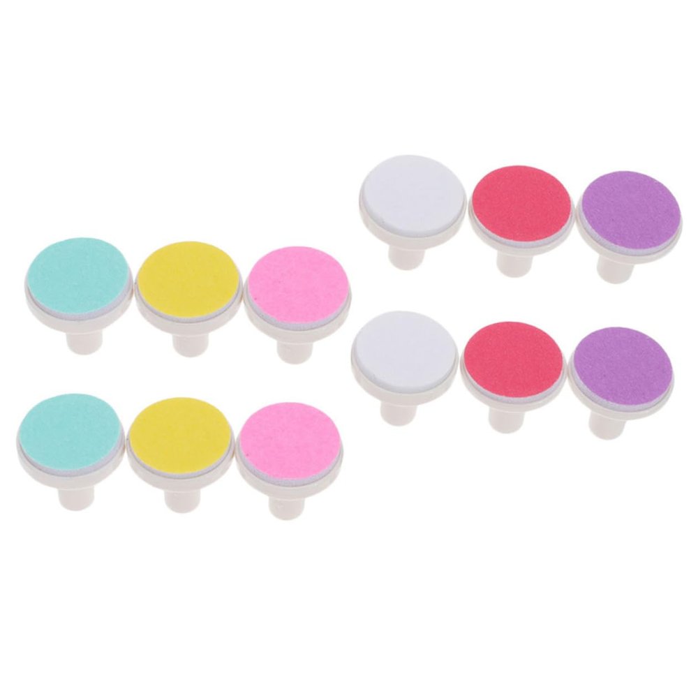 Abaodam 12pcs Electric Nail Trimmer Replacement Pads for Nail File Safe Gentle