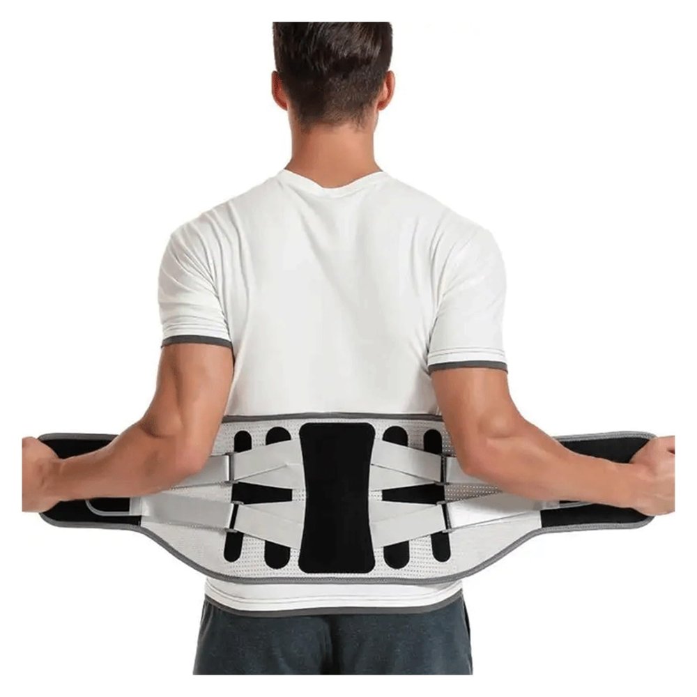 AFPSDLFJDLS Lumbar Support Belt Disc Herniation Orthopedic Strain For Back Posture Spine Decompression Brace(Medium)
