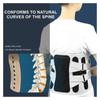 AFPSDLFJDLS Lumbar Support Belt Disc Herniation Orthopedic Strain For Back Posture Spine Decompression Brace(Medium) view 3