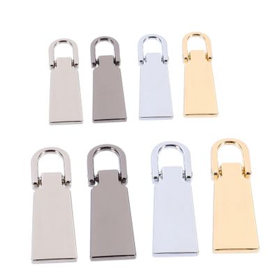 jojofuny 8Pcs Zipper Replacement Pulls Durable Zipper Heads for Bags Backpacks Jackets and Coats Easy Repair and Installation High Strength Electroplated Finish