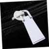 jojofuny 8Pcs Zipper Replacement Pulls Durable Zipper Heads for Bags Backpacks Jackets and Coats Easy Repair and Installation High Strength Electroplated Finish view 4