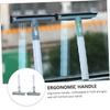 Beaupretty 2Pcs Window Cleaning Tool Dual Sided Glass Wiper with Ergonomic Handle Durable Water Removal Glass Cleaning Squeegee for Home Use Random Color view 4